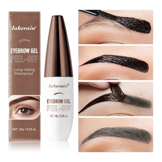Waterproof Peel Off Eyebrow Gel Tint Semi Permanent Tattoo Brow Tint Transfer-proof, For Fuller & Defined Looking Brows Makeup