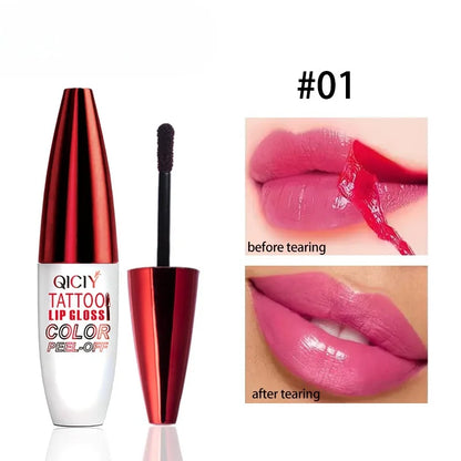 Peel-off Lipgloss Matte Natural Mist Lip Tinted Waterproof  Long Lasting Lipstick Makeup Tear Contour Stain Cosmetic