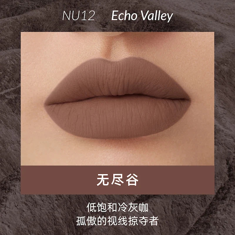 Kaleidos Lipstick Lip Cream Matte Velvet Nude Colours Lip Mud Waterproof Lip Gloss Long Lasting Lip Stain