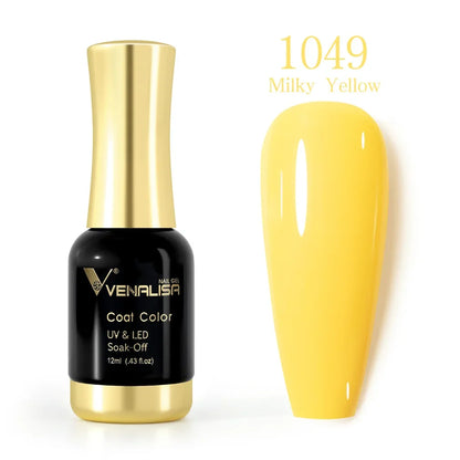 VENALISA Gel Lacquer 12ml 111 Colors CANNI Factory Nail Art Design Super Enamels DIY Soak off UV LED Organic Odorless Gel Polish