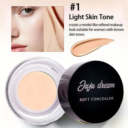 Full Coverage Waterproof Concealer – Hides Tattoos, Scars & Blemishes, Natural Matte Foundation for All Skin Tones, Long-Lasting
