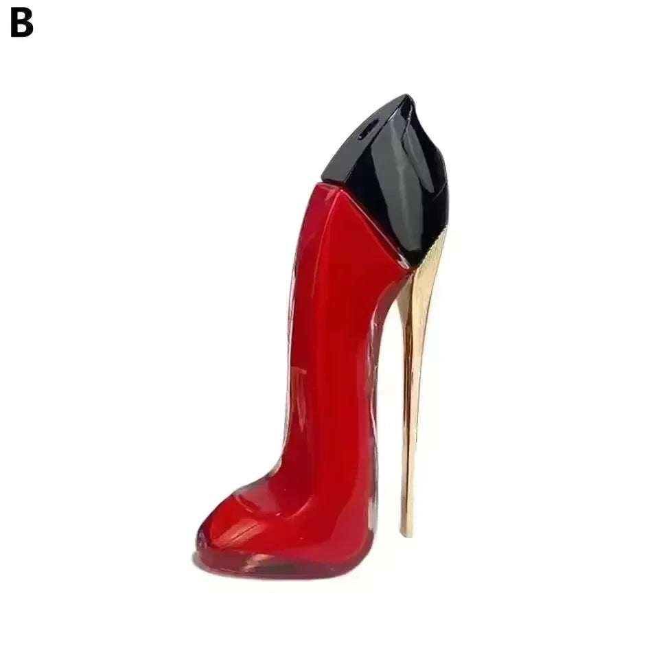 New 80ml Women's Luxury Floral Elegant High Heel Bottle Design Lasting Fragrance Sexy Spray Fashion Deodorant Perfume Gift