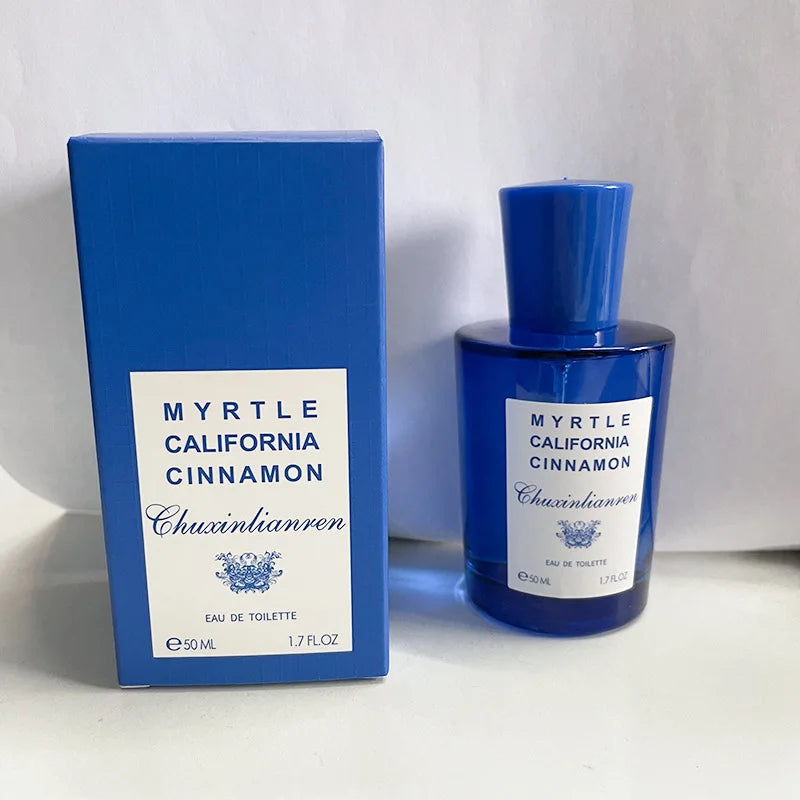 Luxury Blue Mediterranean Unisex Perfume Fresh Fruity Ultimate Charm Fragrance Natural Wood Couple Premium Eau De Toilette 50ml