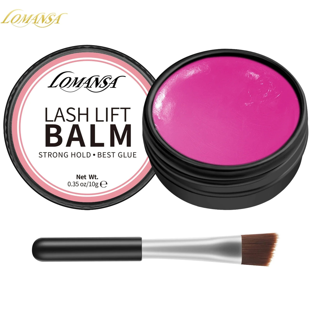 Lomansa Korean 5/10g Lash Lift Glue Balm Eyelash Lift Glue Adhesive 2 in 1 Treatment of Lift Perming Curling Makeup Beauty Tool