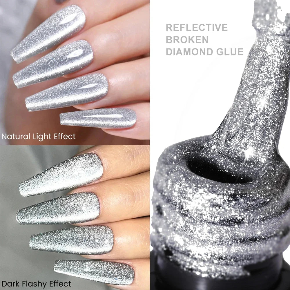 XEIJAYI Pink Cat Eye Gel Nail Polish Ceramic Magnetic Gel UV Semi-permanent Enamels Varnish Nail Supplies For Professionals Gel