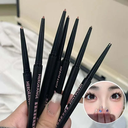 Herorange Silky Eyeliner Gel Pen, Smooth and Colorful, Waterproof and Sweat-Proof, Natural and Long-Lasting, Easy to Apply, Not Easy to Smudge, Suitable for Beginners