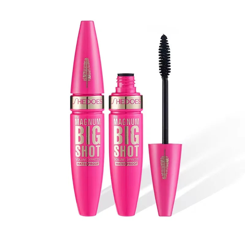 Black Waterproof Lengthening Mascara - Thick Long Lasting Black