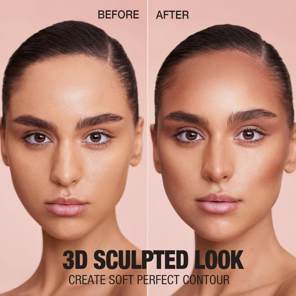 O.TWO.O Contour Stick Cream Long-wear Lightweight Brighten Stick Easy to Sculpt Face Concealer Bronzer Contouring Makeup Pen