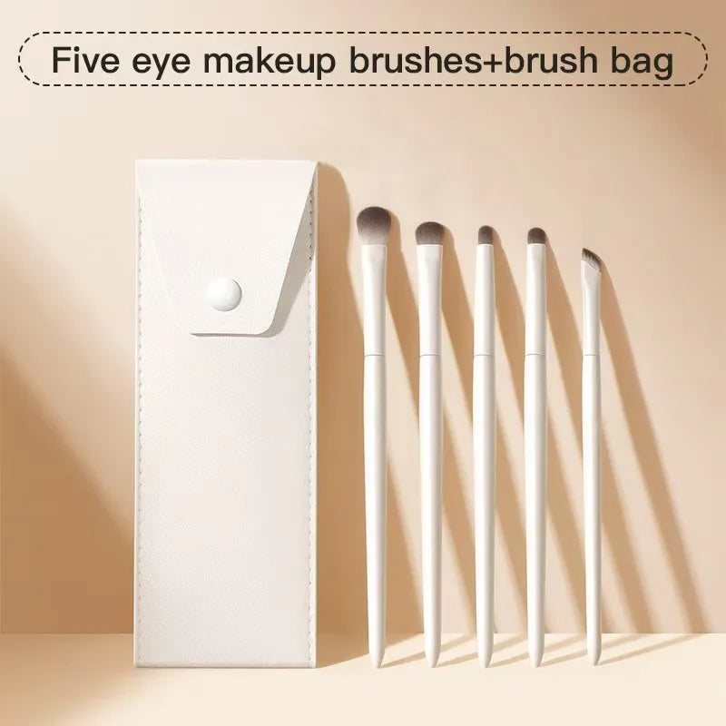 Eye Makeup Brush Set for Beginners Professional Makeup Brush, Under-Eye Detail Cosmetic Brushes Kit Eyebrow Crease Shader