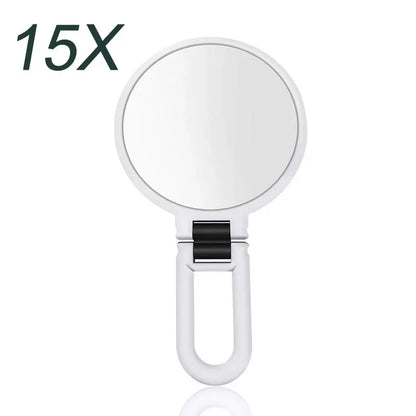 New 2/5/10/15x Magnifying Makeup Mirror Women's Pocket Mirror Small Folding Mirror for Table HUAZJ06