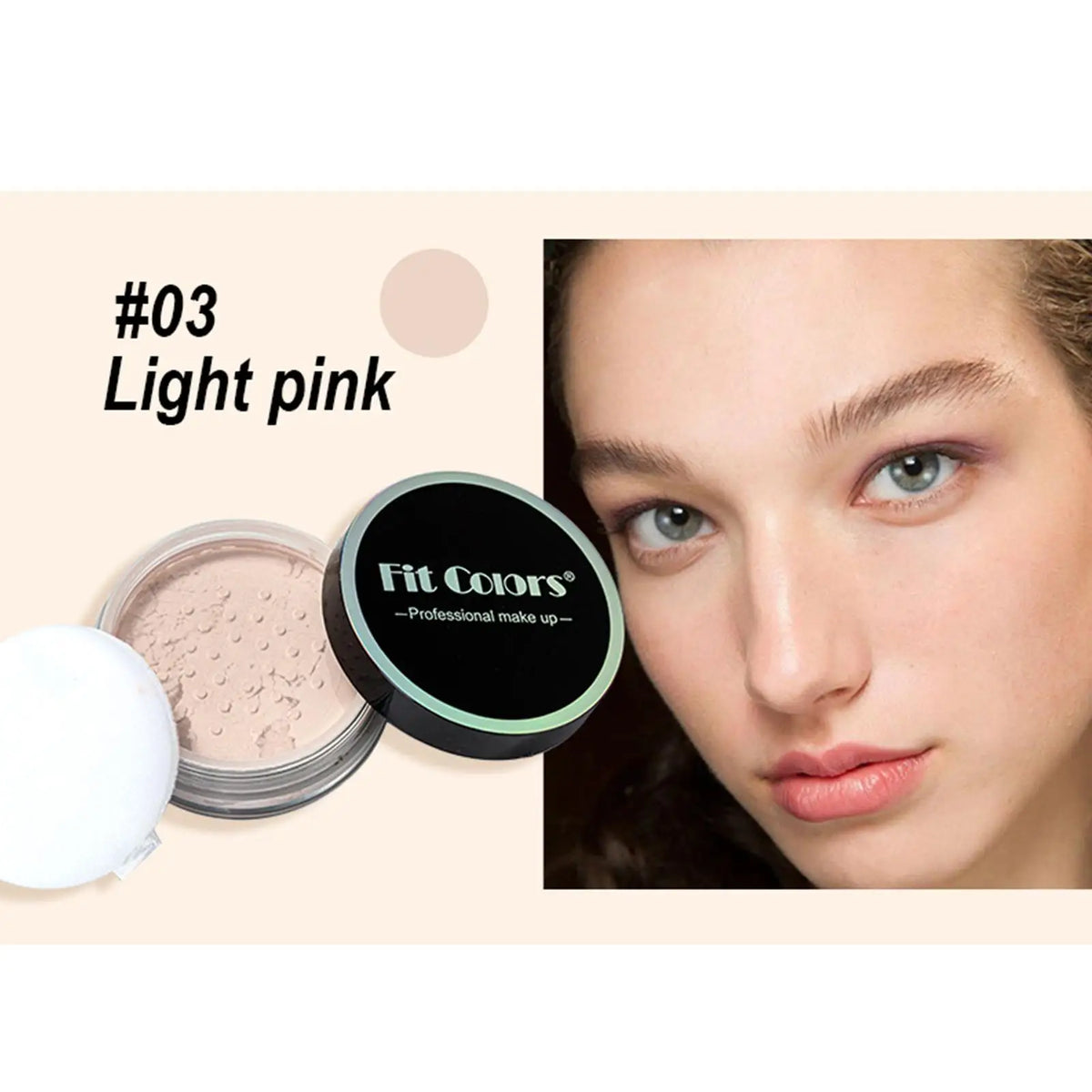 Korean Loose Powder Full Brightening Concealer Mineral Face  Foundation Cosmetics Lasting Makeup Powder Compact Powder Pressed