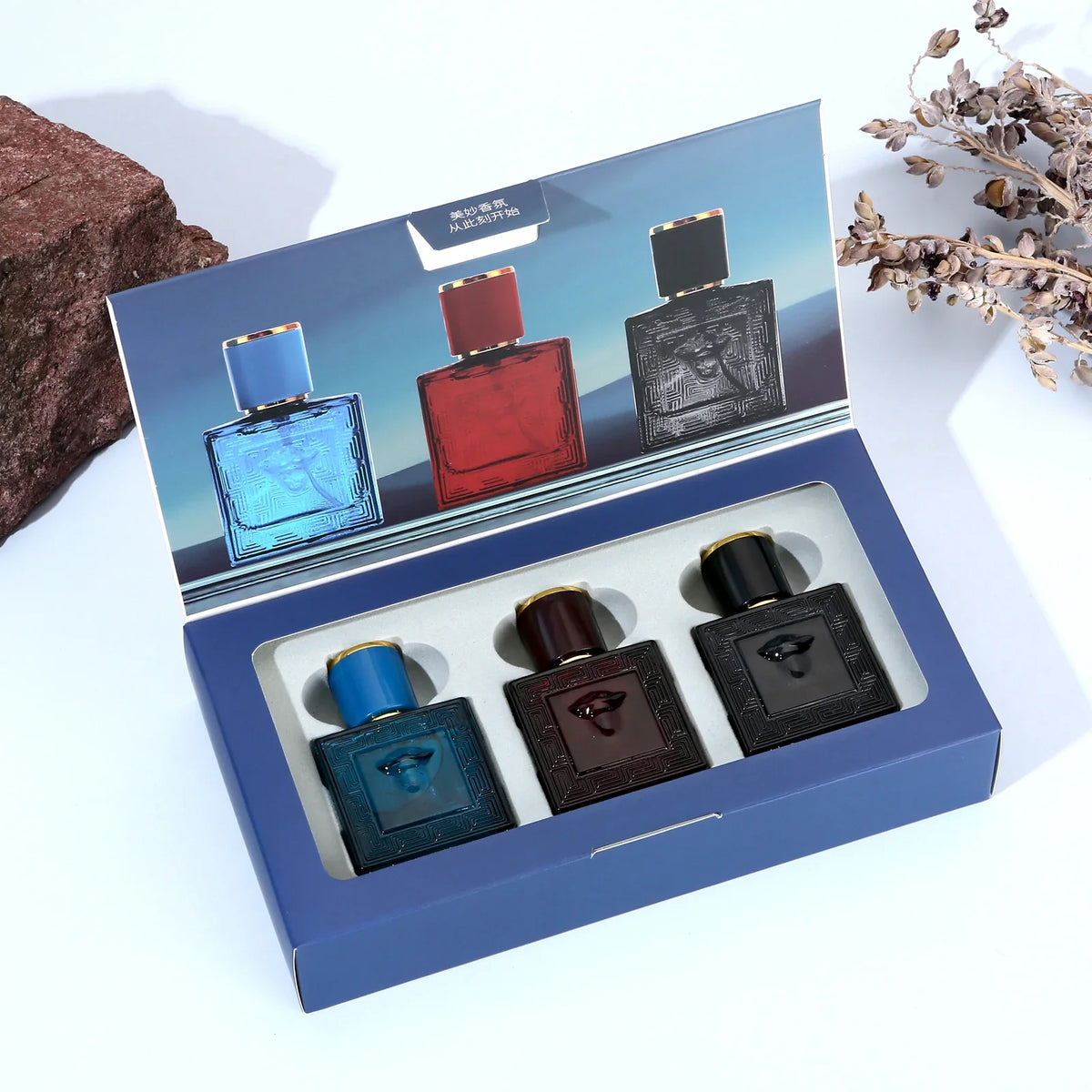 30ML*3 Perfume Luxury Gift Set Woman Fresh Cologne Woody Eau De Toilette Parfume Floral Scent Lasting Pheromone Light Fragrance