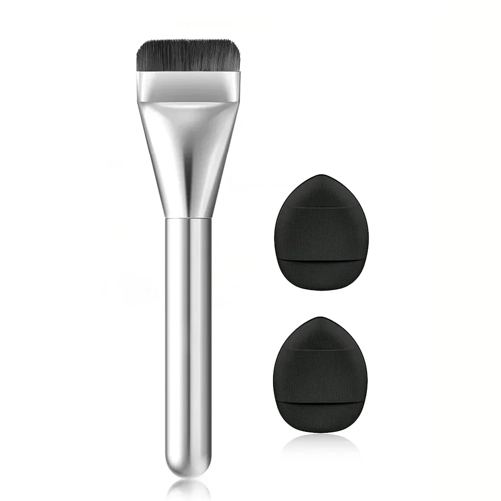 Ultra Thin Foundation Brush Lightweight and Thin Face Contour Brush Flat Contour Brush Blending Foundation Cream Makeup Brushes