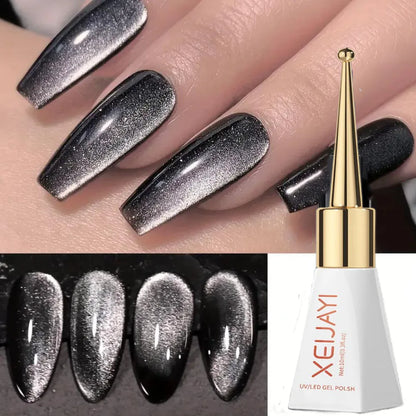 XEIJAYI Pink Cat Eye Gel Nail Polish Ceramic Magnetic Gel UV Semi-permanent Enamels Varnish Nail Supplies For Professionals Gel