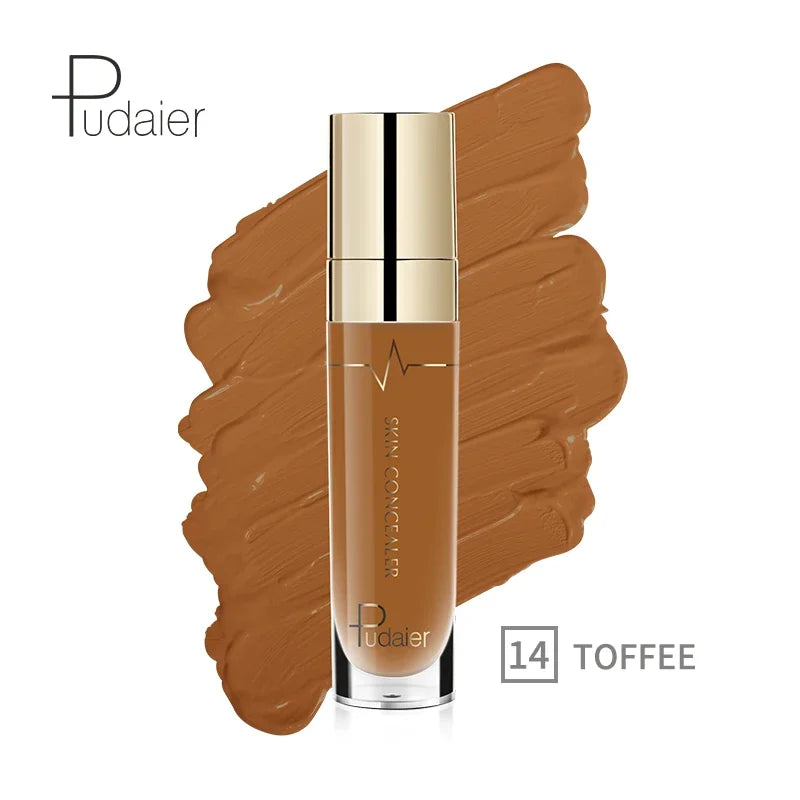 Face Contour Concealer Liquid Waterproof Full Coverage Foundation Corrector Palette Base Professional Makeup For Dark Skin