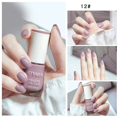 Matte Waterproof No-bake Nail Polish Nail Art Tearable Quick Dry Normal Without Lamp Nail Polish Glitter Sequins UV Varnish