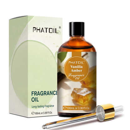 PHATOIL 100ml Aroma Fragrance Oil Fresh Linen Bubble Gum Baby Powder Angel Aromatherapy Essential Oils For Skin Candle Making