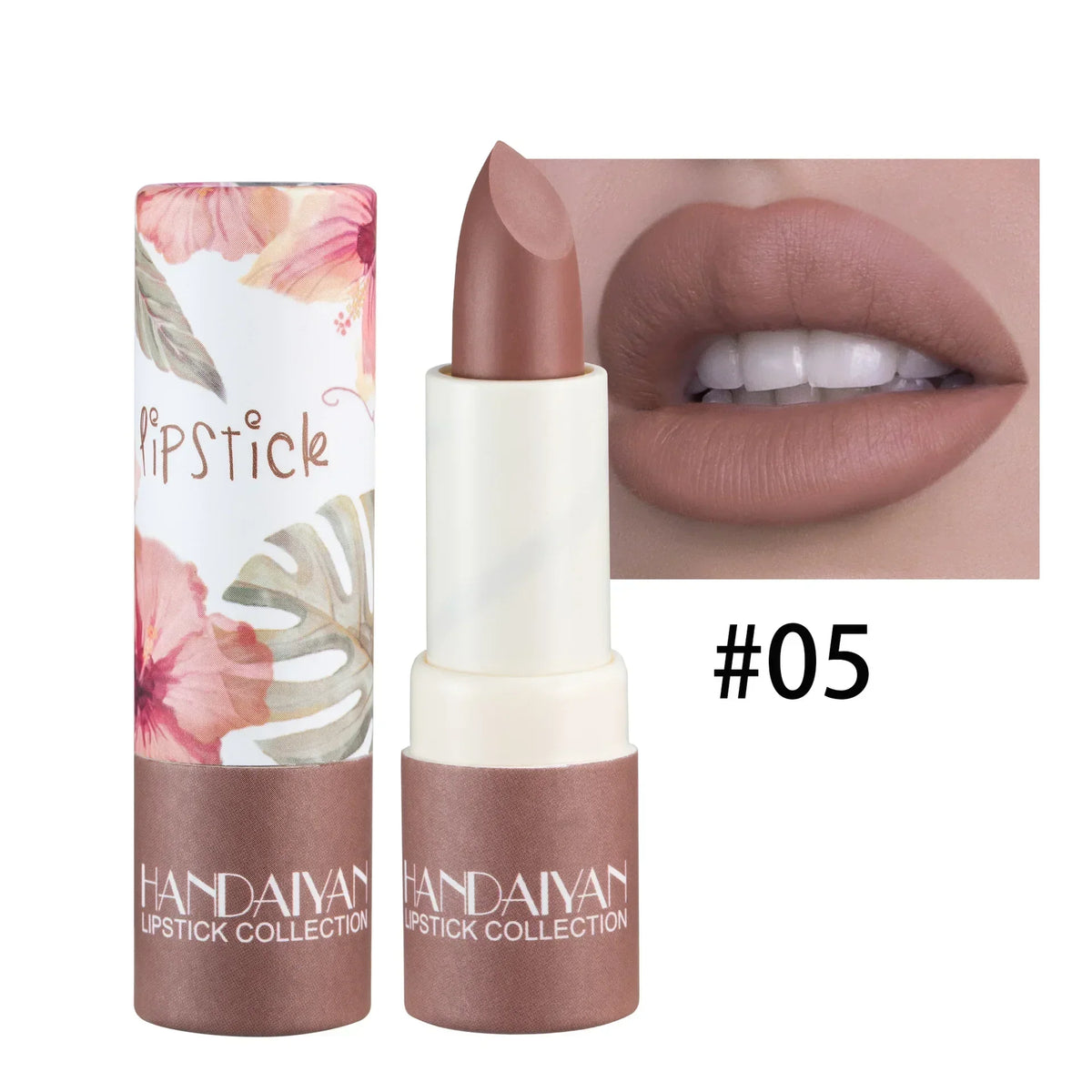 Lipstick Velvet Matte New Nude Moisturizing Tint Lip Balm Cream Pigment 8-color Luxury Lip Makeup Waterproof Cosmetic