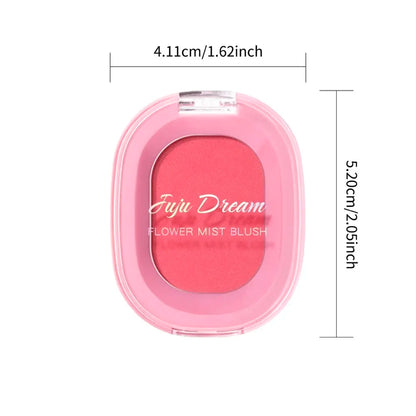 Monochrome Matte Blush Powder,Natural Nude Cheek Rouge,Brightening Long-Lasting Waterproof,Easy Apply,Safe Xmas Halloween Makeup