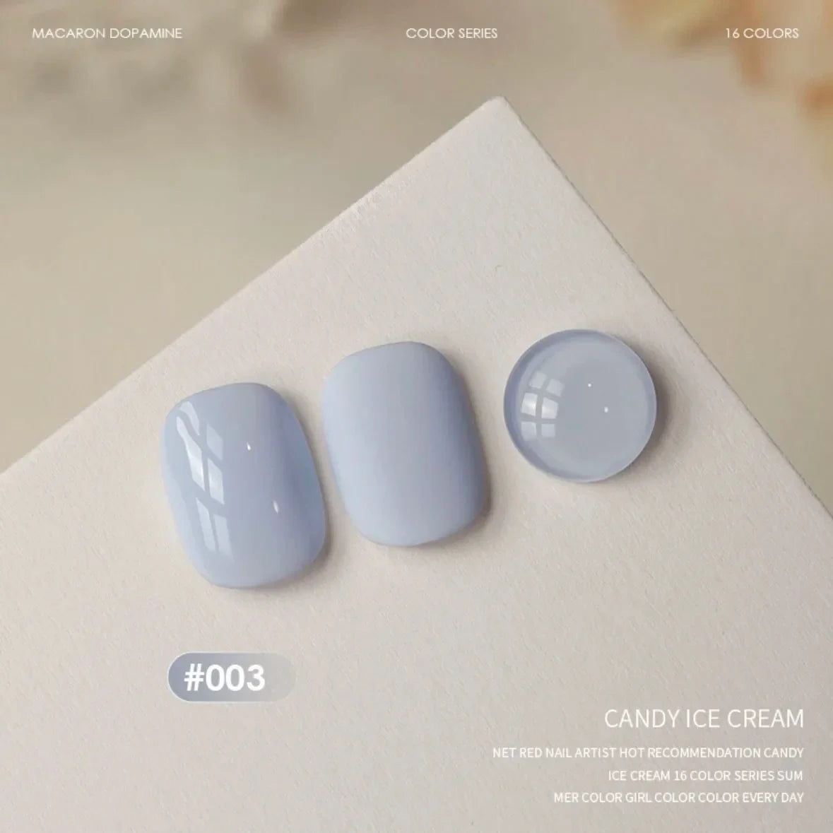 MIANEL 12ML 1-6PCS 2026 New Release Jelly Dopamine Candy Gel Nail Polish - Multi-Color Nude Sheer Finish Bestseller