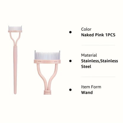 Curved Eyelash Brush Tool - Eyelash Separator and Styling Accessory, Precision Comb Curved Eyelash Brush Eyelash Grooming Tool f