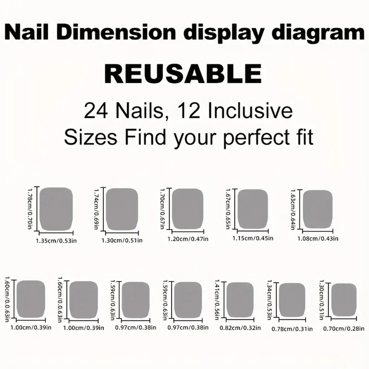 24 pieces of short square fake nails, featuring a halo dyed gradient heart and a colorful French design in European and American