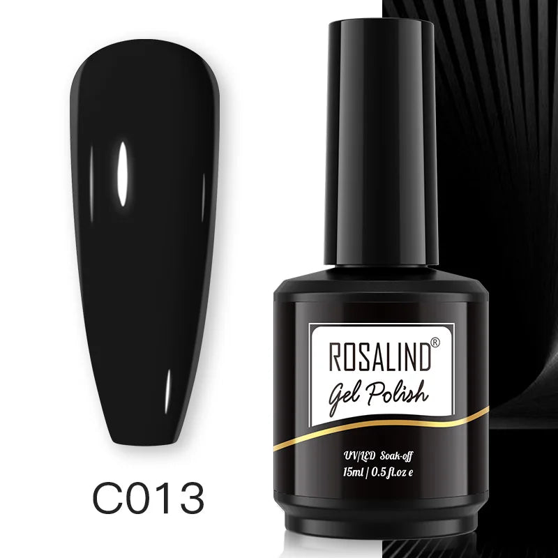 ROSALIND 7ml/15ml Summer Green Gel Nail Polish Semi Permanent Nail Art Manicure Soak Off Top Base Matt Hybrid Varnishes UV Gel