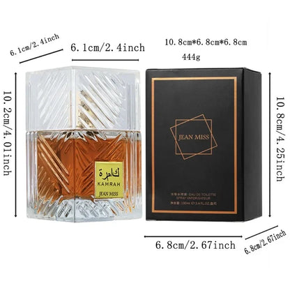 Strong Pheromone Woody Cologne Premium Arabian Unisex Fougère Fragrance Long Lasting Leather Notes Spray Exudes Confidence Charm