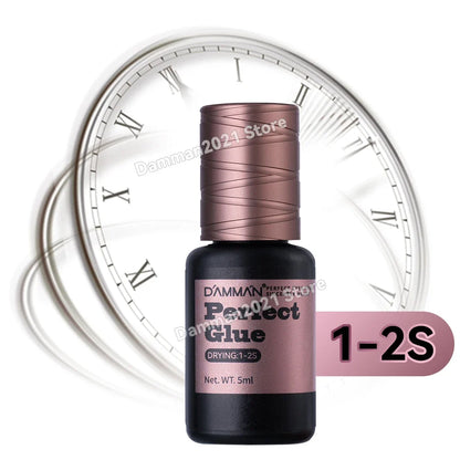 Damman Lash Glue for Eyelash Extension Low Stimulation Lash Extension Glue Professional Eyelash Glue Retention time 8-10 Weeks