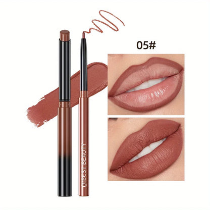 1PC matte lipliner, durable waterproof, sweat resistant, easy to color, fadeless lip gloss, essential for beauty