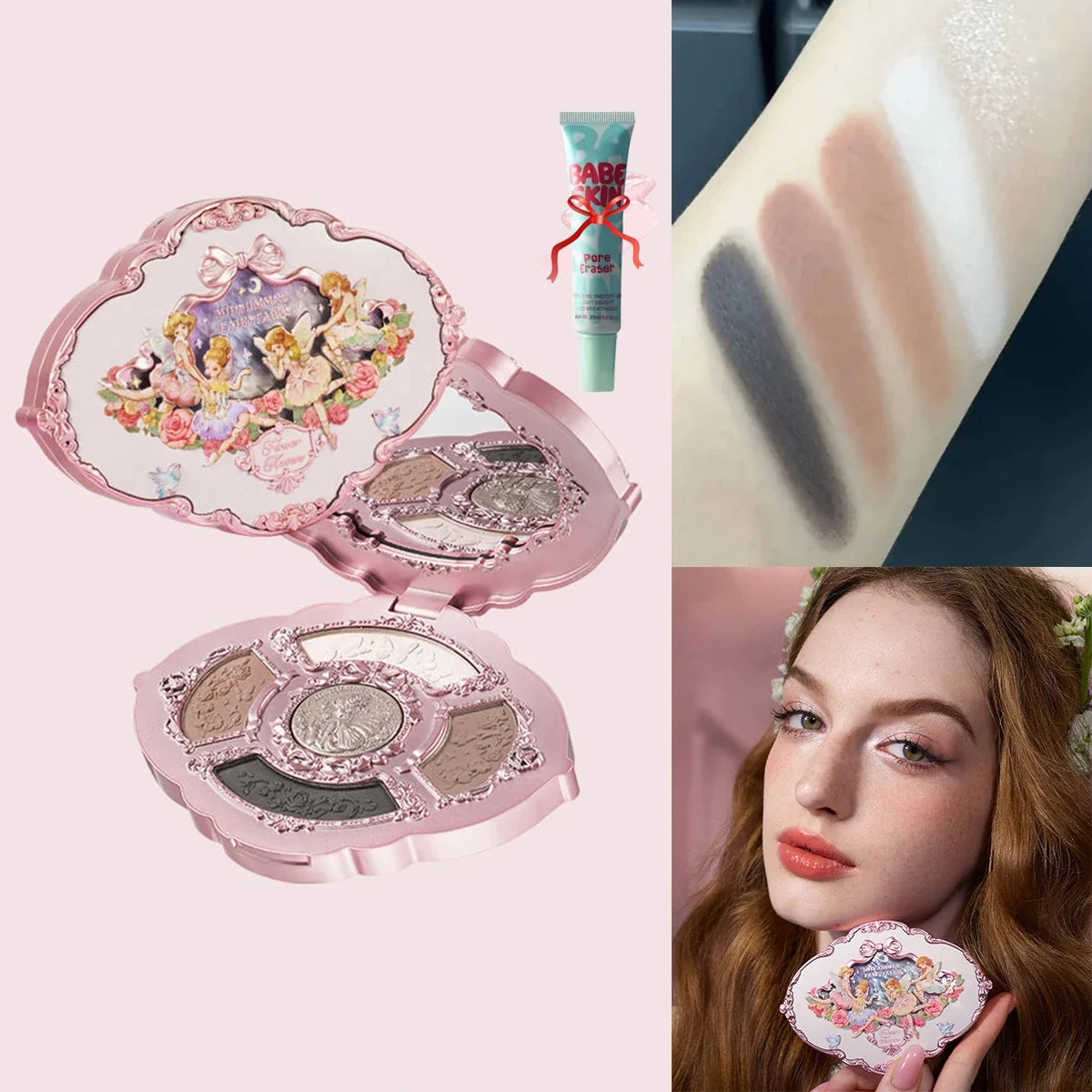 Flower Knows Chocolate Wonder-Shop 8-Color Eyeshadow Palette