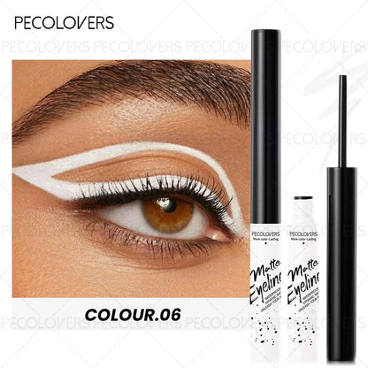1PC Matte Color Eyeliner Pen Liquid, Durable, Easy to Color, Fast Drying, Smooth, Not Easy to Take Off Makeup