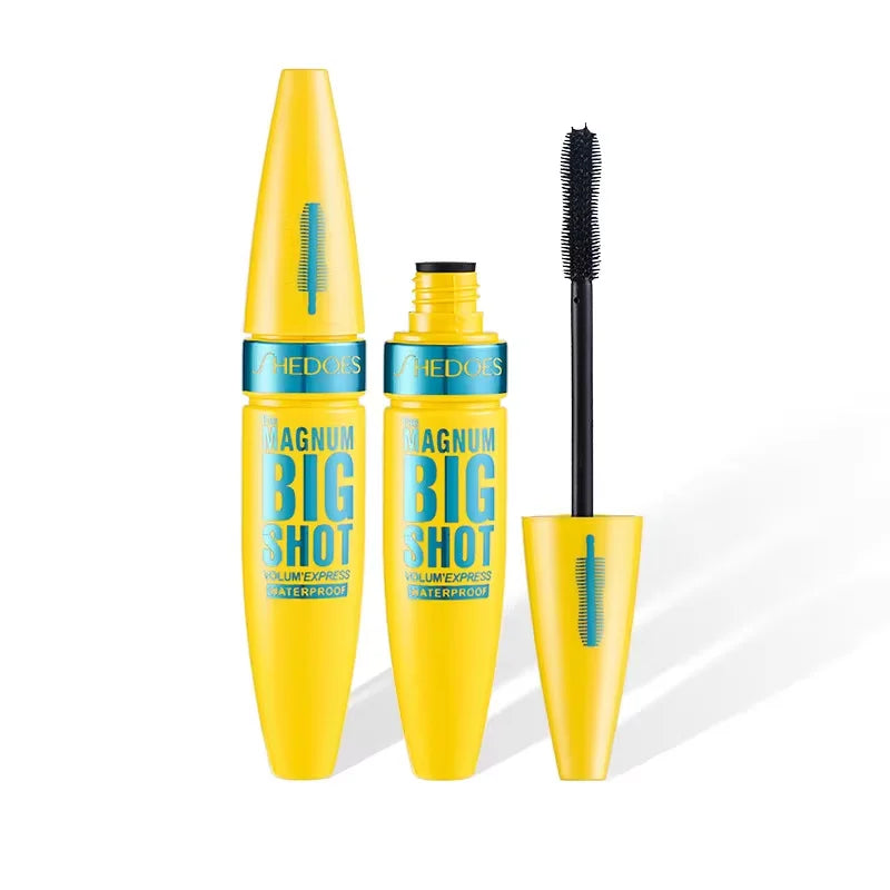 Black Waterproof Lengthening Mascara - Thick Long Lasting Black