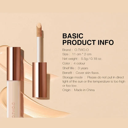 O.TWO.O Waterproof Liquid Concealer - Full Coverage 7ml