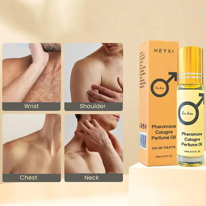 Pheromone Cologne Perfume Oil Lasting Fragrance For Men And Women Portable Travel Clothes Romantic Atmosphere Perfume With Box