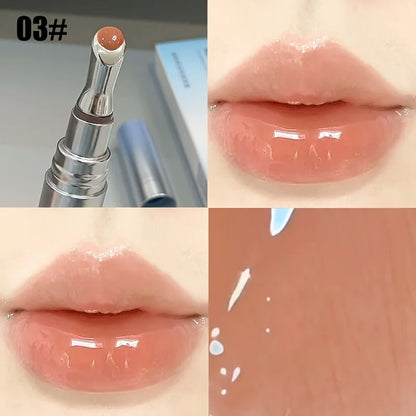 Mingli Lip Gloss, Long-Lasting Moisturizing Lip Gloss, Lip Care Cosmetics, Spring and Summer Atmosphere, Suitable for All Skin, Valentine's Day Gift, Birthday Gift Herorange