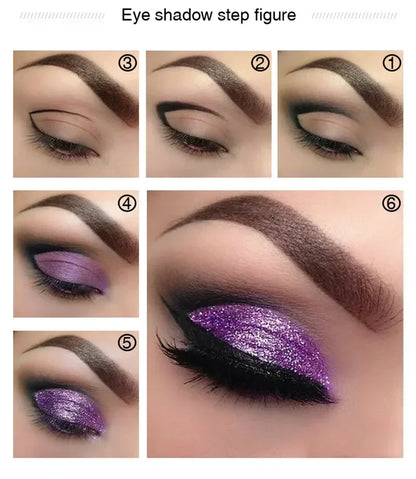 New Make Up Liquid Eyeshadow Waterproof Glitter Pigments Purple Gold Metalic Women Beauty Gel Eye Shadow Cream 18 Colors Makeup