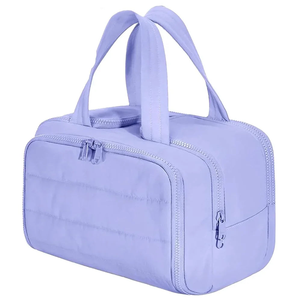 Large Capacity Cosmetic Bag Female Travel Wash Handbag Bathroom Partition Shower Makeup Pouch Waterproof Toiletries Organizer