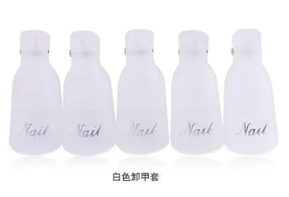 (10Pcs) Gel Nail Polish Remover Cap Clips Resuable Finger&Toe Nail Clips for removal Acrylic Nail Art Gel Polish Soak Off Tool