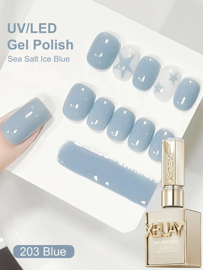 1Pc 15ML Milky White Pure Nail Polish Gel Nail Add Semi-Permanent Soak Off UV LED Construction Gel Varnish