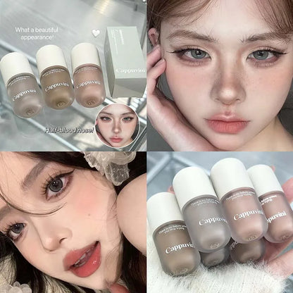 Grey Brown Facial Contour Shadow Cream Natural Nude Makeup Liquid Contouring Stick 3D Nose Shadow Brightening Bronzers Cosmetic