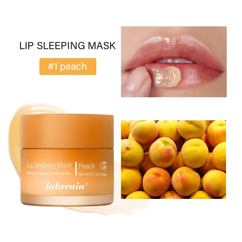 Moisturizing Sleeping Lip Mask Night Lips Care Maintenance Fades Lip Lines Relieves Lipitis Lip Care Products 20g