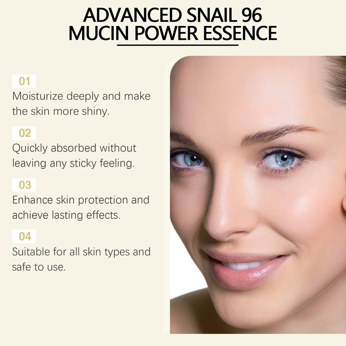 Snail 96 Mucin Power Essence Fading Fine Lines Moisturizing Lifting Firming Smoothing Nourishin Brightening Skin Care