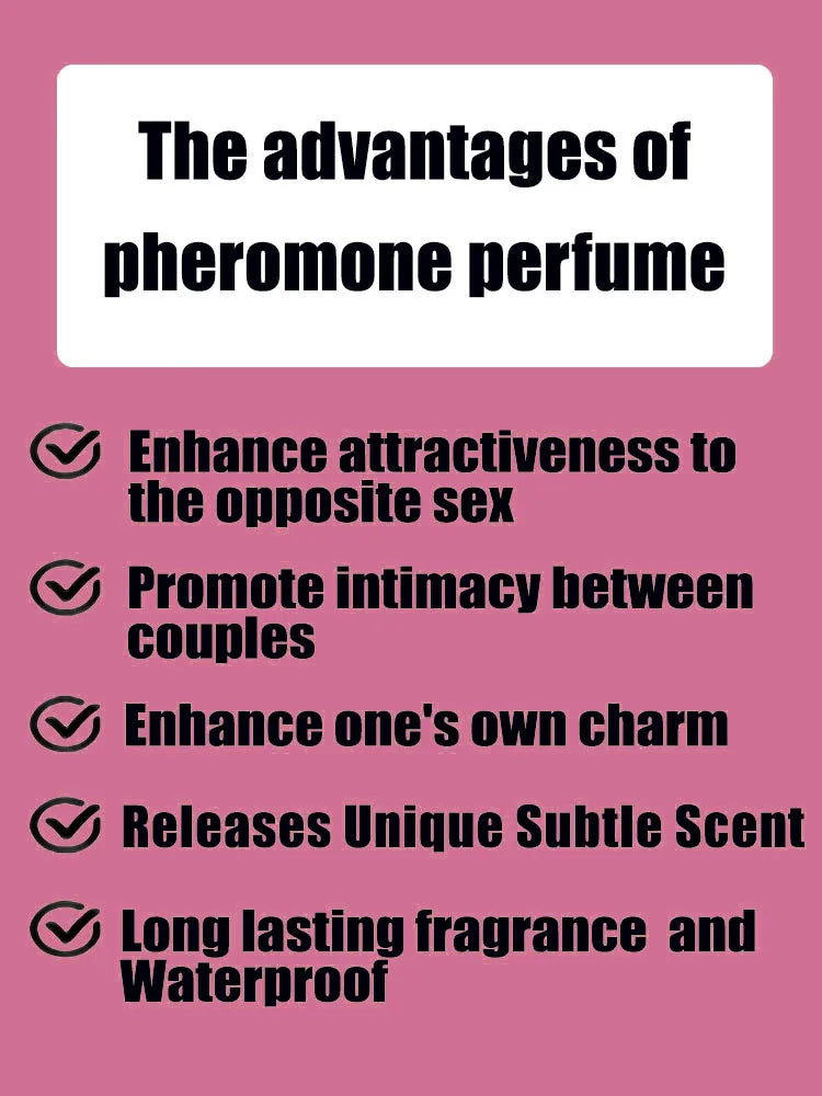 New Pheromone Perfume High Quality Charm Long Lasting Fragrance Attractive To Men and Women Strongly Attracting The Opposite Sex