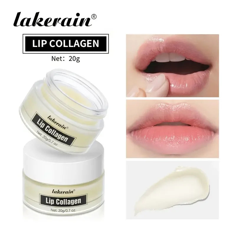 Collagen Lip Mask,Autumn and Winter Lip Moisturizing, Deep Moisturizing Overnight Lip Balm Lip Plumper for Dry Repair Lip Care