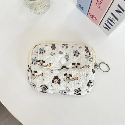 Cute Cartoon Small Travel Cosmetic Lipstick Earphone Card Portable Storage Bag Purse Women Gift Pouch In Make up Bags Organizer