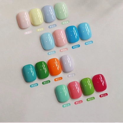 MIANEL 12ML 1-6PCS 2026 New Release Jelly Dopamine Candy Gel Nail Polish - Multi-Color Nude Sheer Finish Bestseller