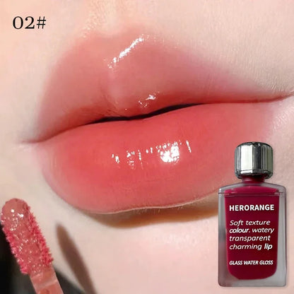 Punk Juice Red Lip Gloss Black Mirror Water Light Lip Glaze Jelly Glass Lip Oil Waterproof Lipstick Nude Clear Tint Makeup