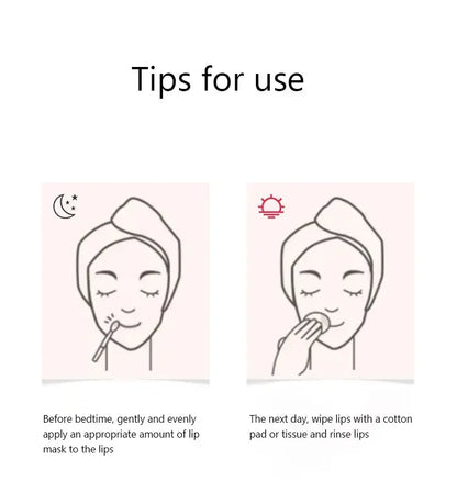 10PCS Berry Lip Sleeping Mask Night Sleep Maintenance Moisturizing Fade Lip Lines Nourishing Lip Balm Skin Care Korean Cosmetic