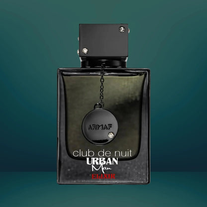 Armaf Club De Nuit Urban Man Elixir EDP 105ml Bold Woody Amber Long Lasting Unisex Perfume Ideal Holiday Gift for Him Her